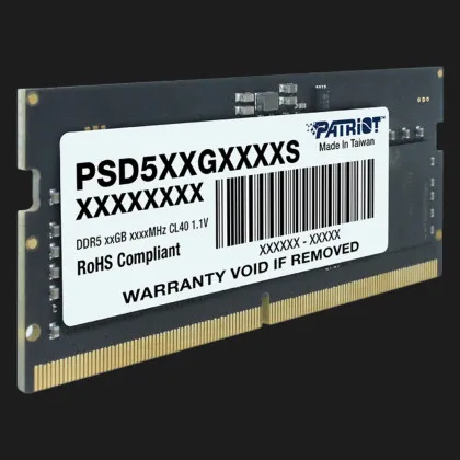 Оперативна памʼять Patriot Signature Line SO-DIMM DDR5 8GB 1x8GB 5600MHz (PSD58G560041S)