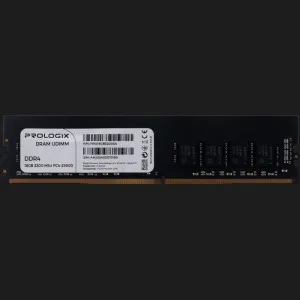 Оперативна памʼять Prologix DDR4 16GB 1x16GB 3200MHz (PRO16GB3200D4)