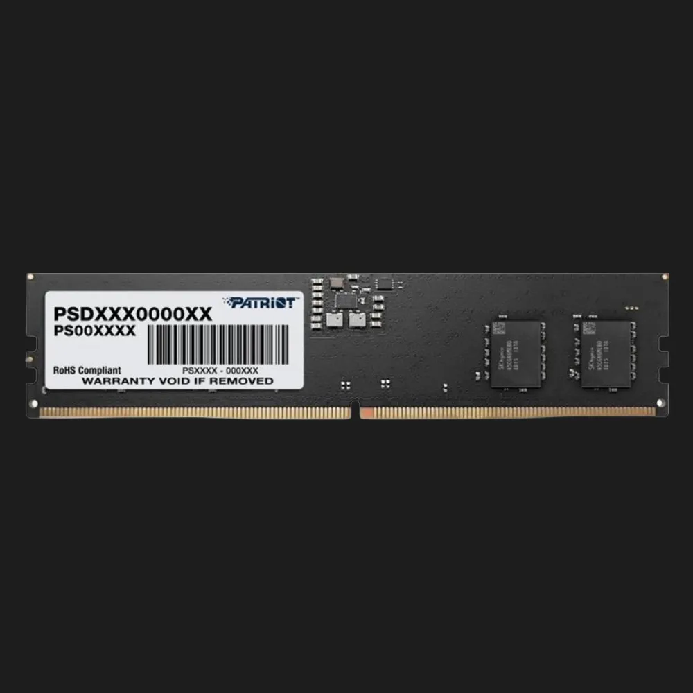 Оперативна памʼять Patriot Signature DDR5 8GB 1x8GB 4800MHz (PSD58G480041)