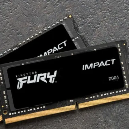 Оперативная память Kingston Fury Impact DDR4 32GB 2x16GB 3200MHz (KF432S20IBK2/32)