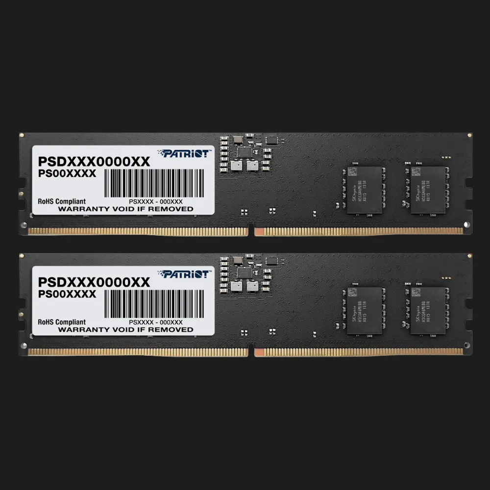 Оперативна памʼять Patriot Signature Line DDR5 16GB 2x8GB 5600MHz (PSD516G5600K)