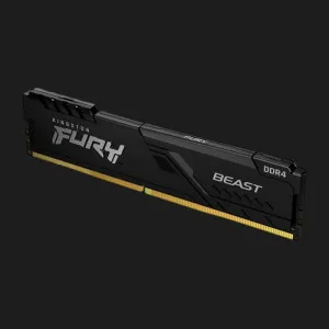 Оперативна памʼять Kingston Fury Beast Black DDR4 32GB 1x32GB 3200MHz (KF432C16BB/32)