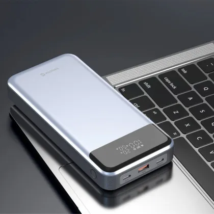 Зарядний пристрій Power Bank SWISSTEN For Laptop 30000mAh 133W PD (Gray)