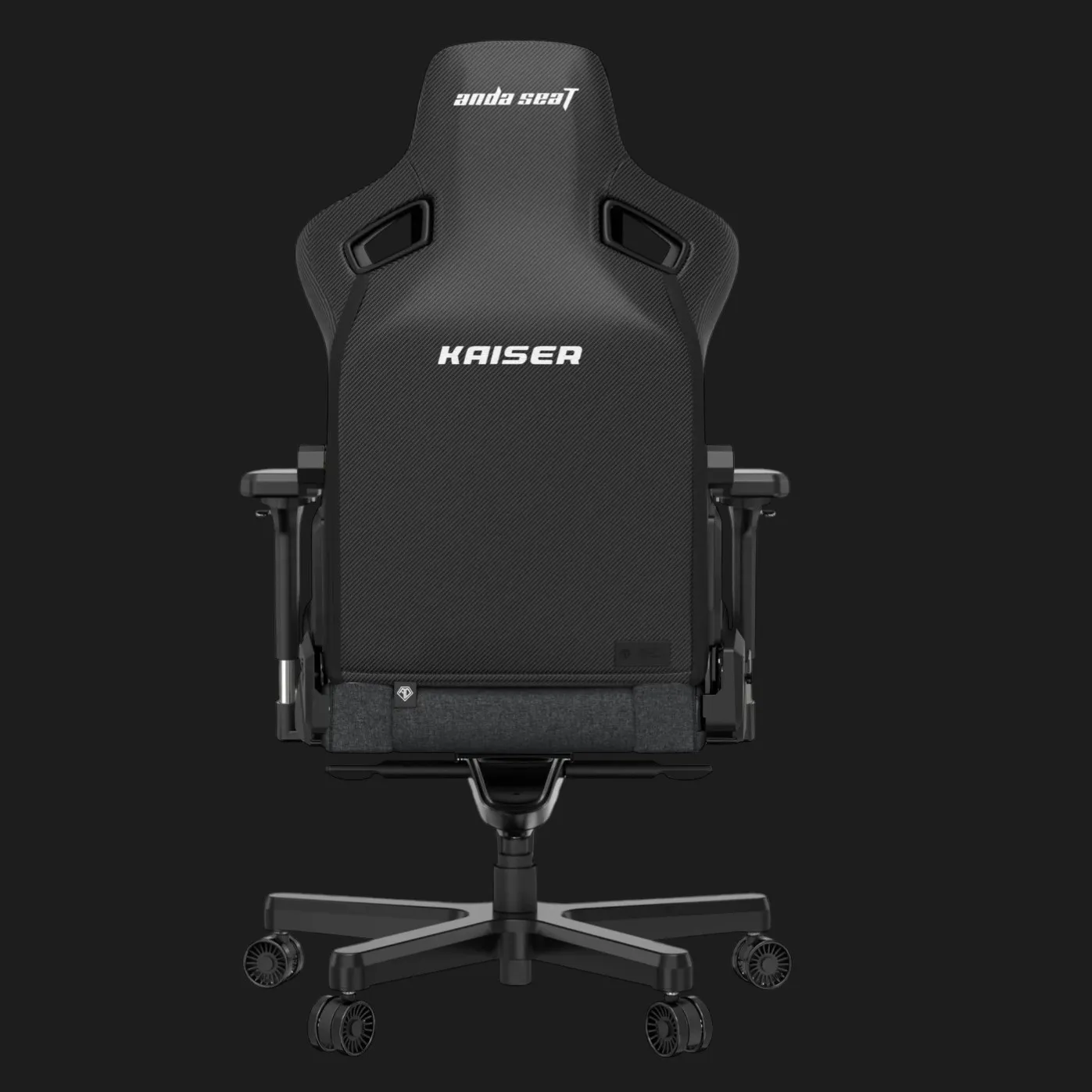 Крісло ігрове Anda Seat Kaiser 3 Fabric Size L (Dark Gray) (UA)