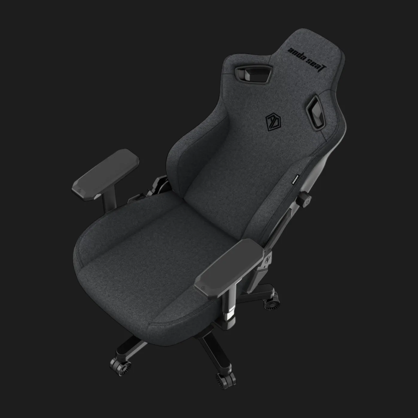 Крісло ігрове Anda Seat Kaiser 3 Fabric Size L (Dark Gray) (UA)