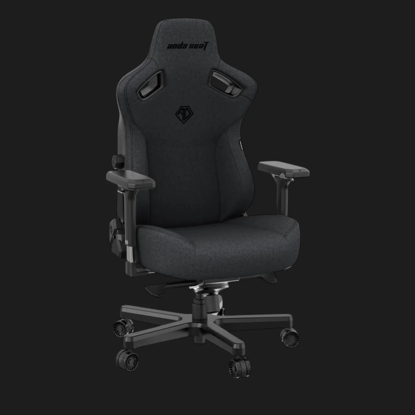 Крісло ігрове Anda Seat Kaiser 3 Fabric Size L (Dark Gray) (UA)