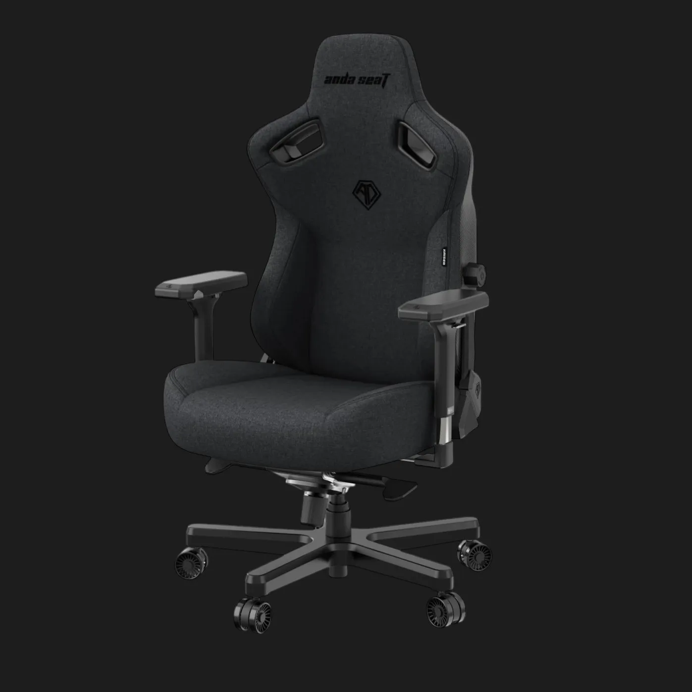 Крісло ігрове Anda Seat Kaiser 3 Fabric Size L (Dark Gray) (UA)