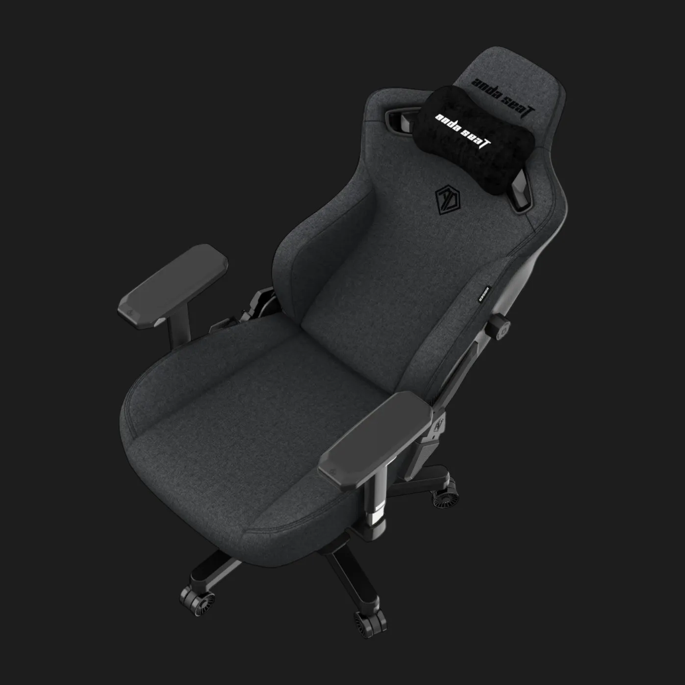 Крісло ігрове Anda Seat Kaiser 3 Fabric Size L (Dark Gray) (UA)