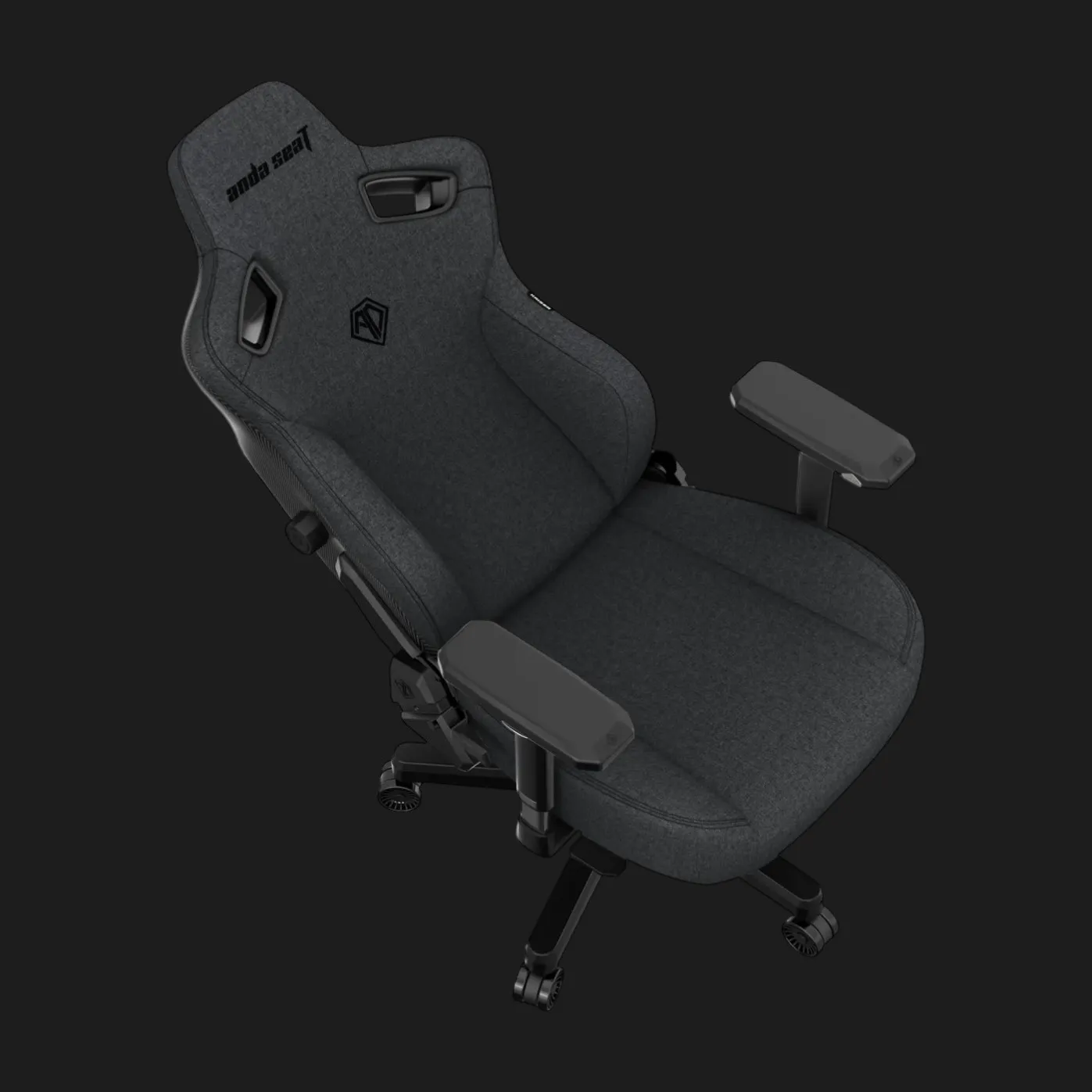 Крісло ігрове Anda Seat Kaiser 3 Fabric Size L (Dark Gray) (UA)