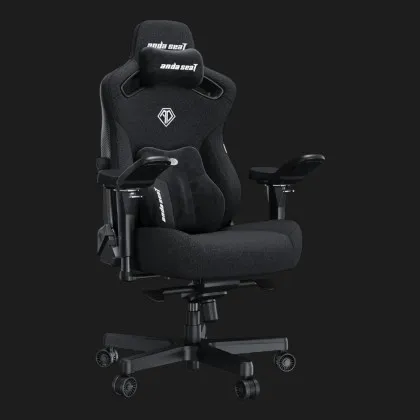 Кресло игровое Anda Seat Kaiser 3 Pro Fabric Size XL (Black) (UA) Ивано-Франковске