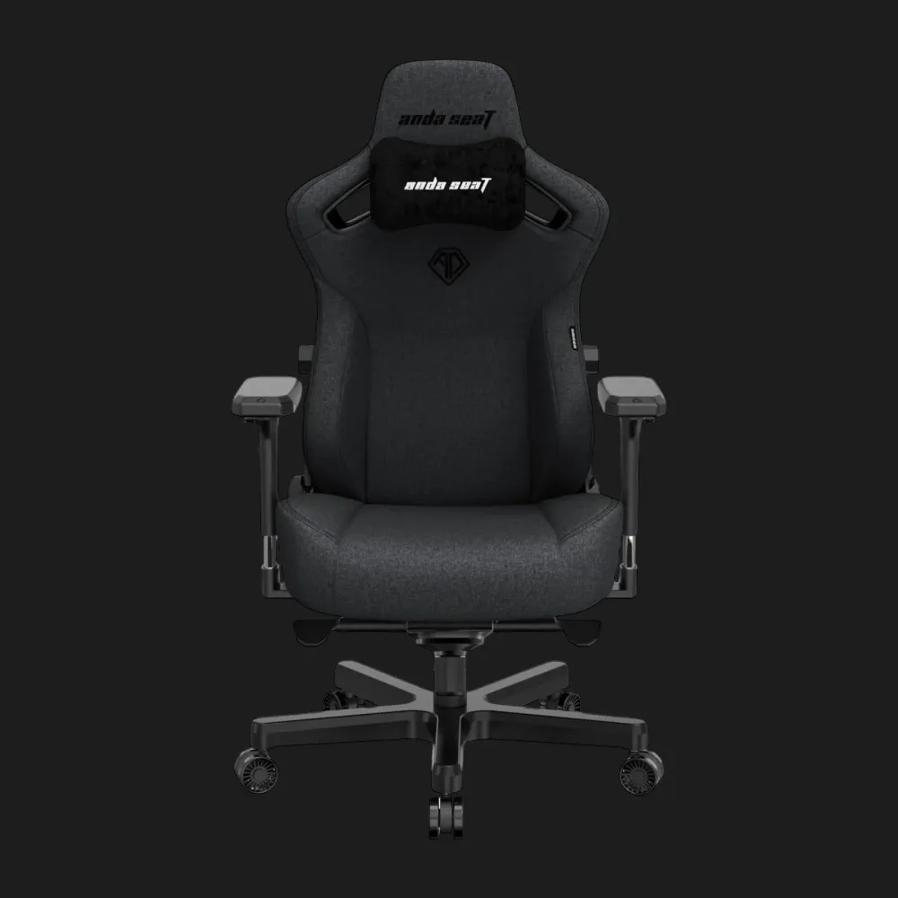 Крісло ігрове Anda Seat Kaiser 3 Dark Gray Fabric Size XL (AD12YDC-XL-01-GB-CF) (UA)