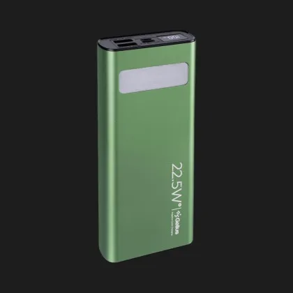 Зарядний пристрій Power Bank Gelius Lightstone GP-PB300i 20000mAh QC+PD 22.5W (Green)