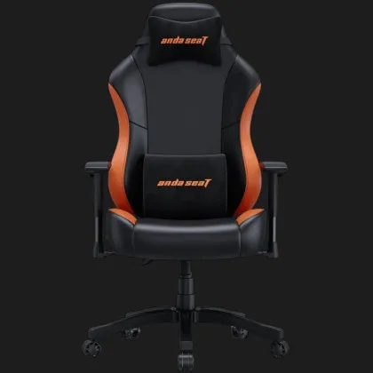 Кресло игровое Anda Seat Luna Color Size L PVC (Black/Orange) (UA) Ивано-Франковске