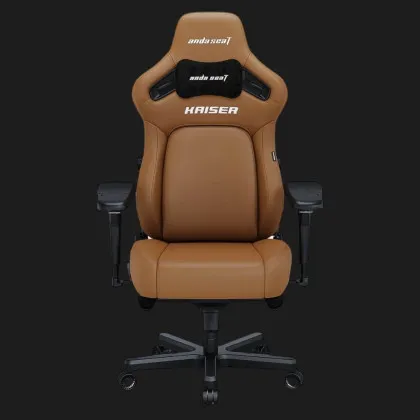 Кресло игровое Anda Seat Kaiser 4 Size L (Brown) (UA) Ивано-Франковске