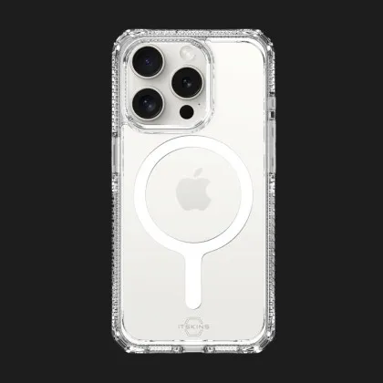 Чохол iTSkins HYBRID R CLEAR with MagSafe для iPhone 15 Pro (Transparent)