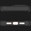 Чехол iTSkins HYBRID R FROST with MagSafe для iPhone 15 Pro (Black)