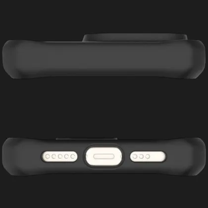 Чохол iTSkins HYBRID R FROST with MagSafe для iPhone 15 Pro Max (Black)