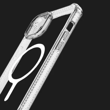 Чохол iTSkins HYBRID R CLEAR with MagSafe для iPhone 15 (Transparent)