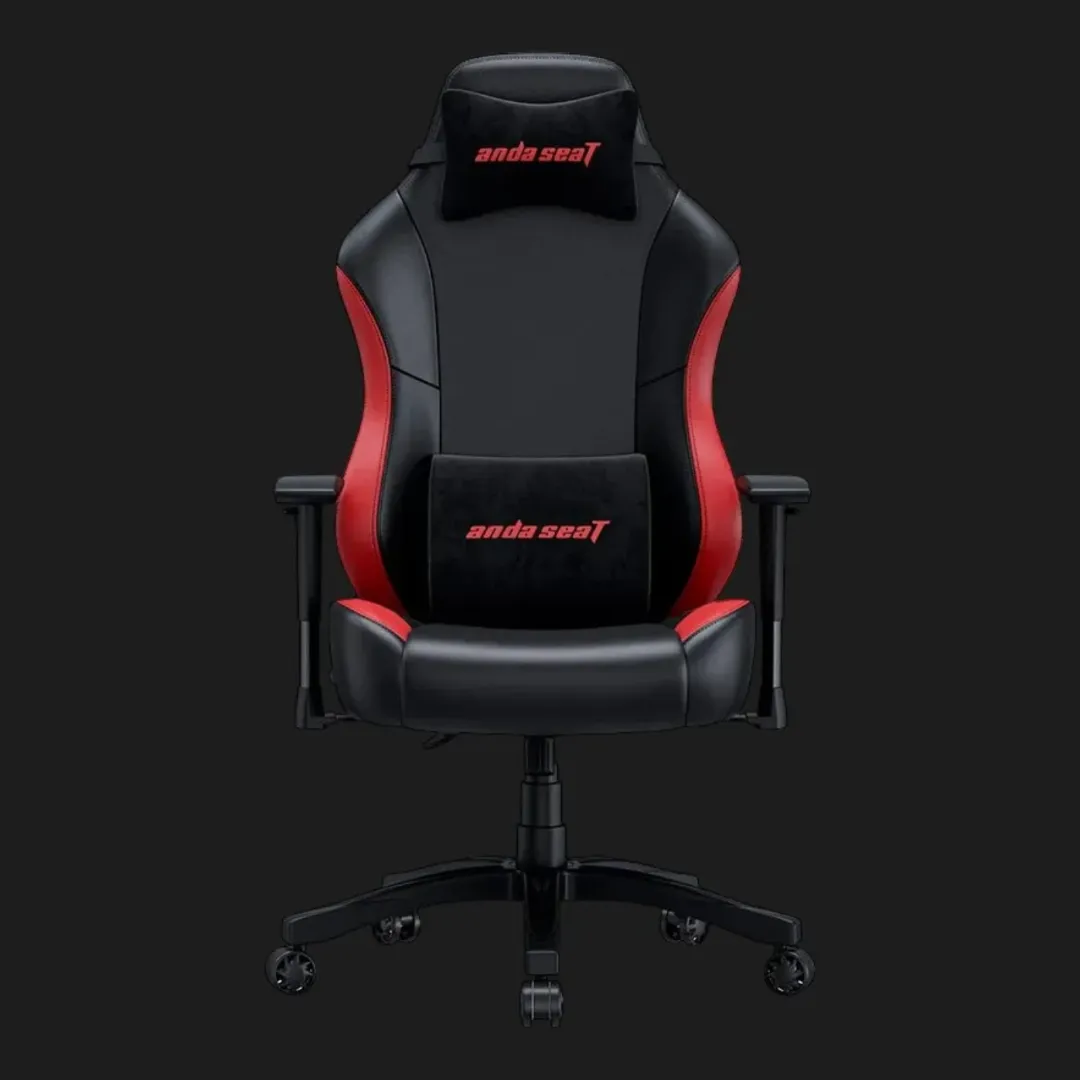 Крісло ігрове Anda Seat Luna Color Size L PVC (Black/Red) (UA)