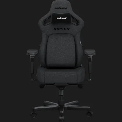 Кресло игровое Anda Seat Kaiser 4 Fabric Size L (Dark Gray) (UA) Ивано-Франковске