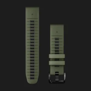 Ремінець Garmin QuickFit 22 (Moss/Graphite) Silicone (010-13280-07)