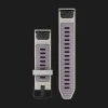 Ремешок Garmin QuickFit 20 Watch Bands (Fog Gray/Lavender) Silicone (010-13391-03)