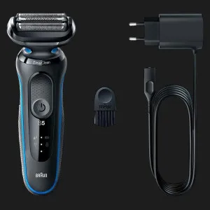 Електрична бритва BRAUN Series 5 Wet&Dry (51-B1000s) (Black/Blue) в Хмельницькому