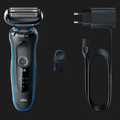 Електрична бритва BRAUN Series 5 Wet&Dry (51-B1000s) (Black/Blue) в Сваляві