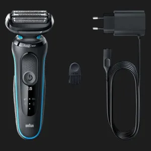 Електрична бритва BRAUN Series 5 Wet&Dry (51-M1000s) (Black/Mint) в Хмельницькому