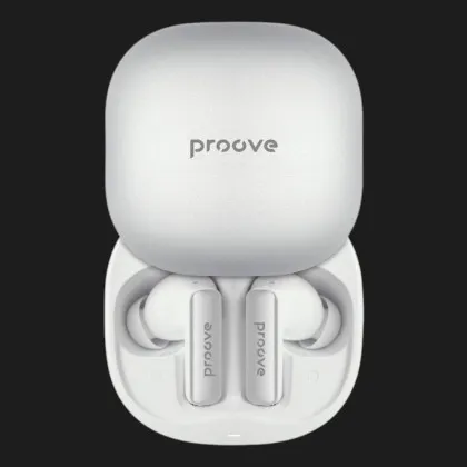 Навушники Proove NoLimit TWS with Hybrid ANC (White/Silver) в Дніпрі