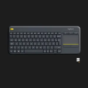 Клавиатура беспроводная Logitech K400 Plus (Black) (UA) в Александрии