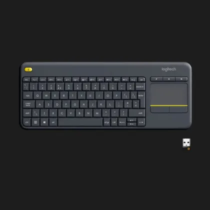 Клавиатура беспроводная Logitech K400 Plus (Black) (UA)