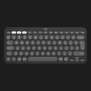 Клавiатура Logitech Pebble Keys 2 K380s (Graphite) (UA)