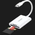 Кардридер UGREEN CM265 USB-C 3.1 Card Reader for TF/SD (White) (35506)