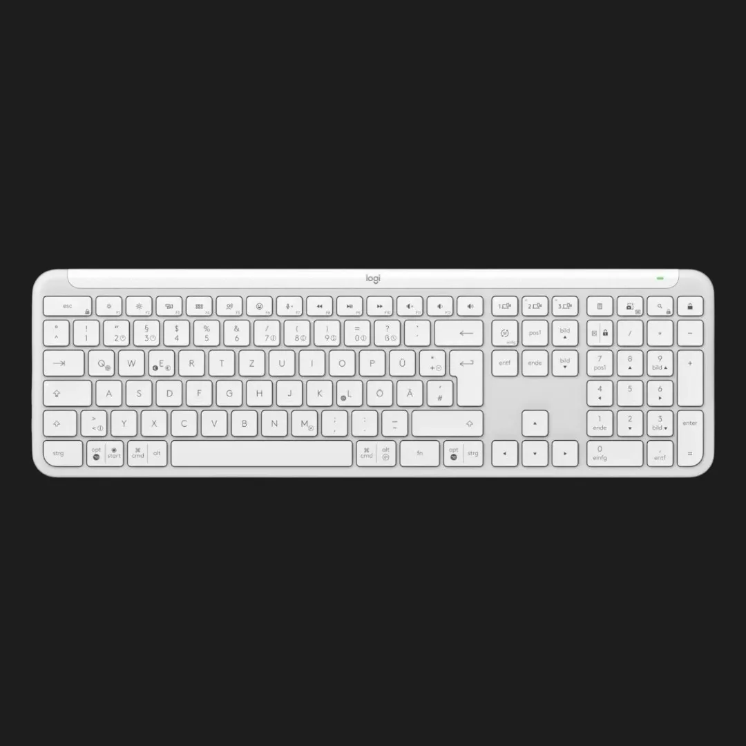 Клавiатура бездротова Logitech Signature Slim K950 USB (Off-White) (UA)