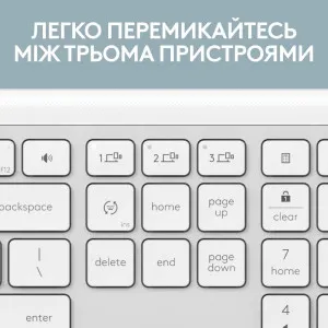 Клавиатура беспроводная Logitech Signature Slim K950 USB (Off-White) (UA) в Александрии