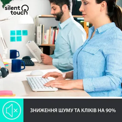 Комплект Logitech MK295 Combo (White) (UA)