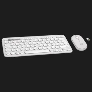 Комплект Logitech Pebble 2 Combo (White) (UA) в Александрии