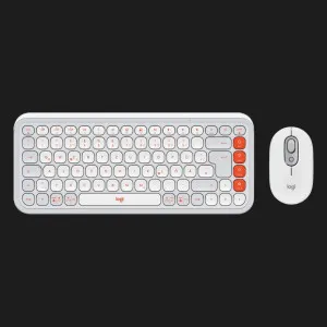 Комплект Logitech Pop Icon Combo (Off White) (UA) в Александрии