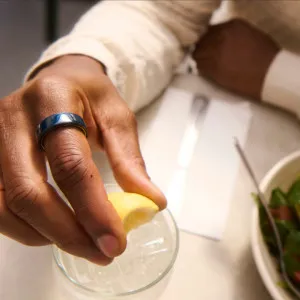 Смарт-кольцо Oura Ring 4 Ceramic Midnight Size 12