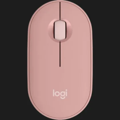 Мышь беспроводная Logitech Pebble Mouse 2 M350s (Rose) (UA)