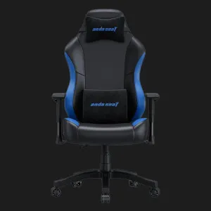 Крісло ігрове Anda Seat Luna Size L PVC (Black/Blue) (UA) в Бродах