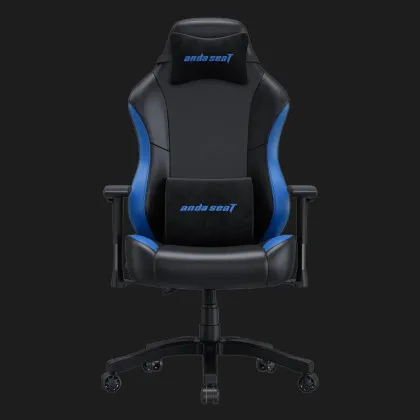 Крісло ігрове Anda Seat Luna Size L PVC (Black/Blue) (UA) Івано-Франківську