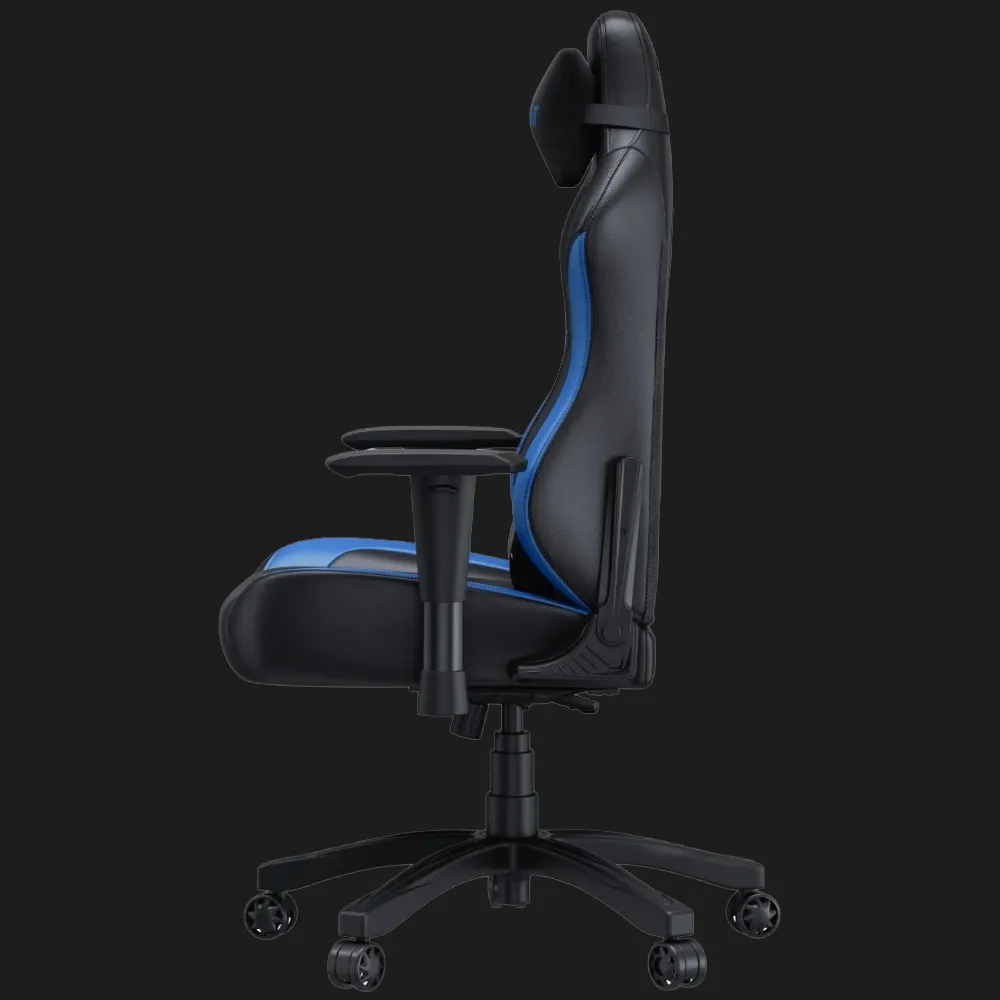 Крісло ігрове Anda Seat Luna Size L PVC (Black/Blue) (UA) — фото 4