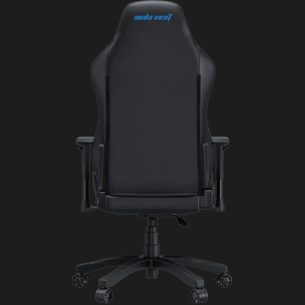 Крісло ігрове Anda Seat Luna Size L PVC (Black/Blue) (UA) — фото 2