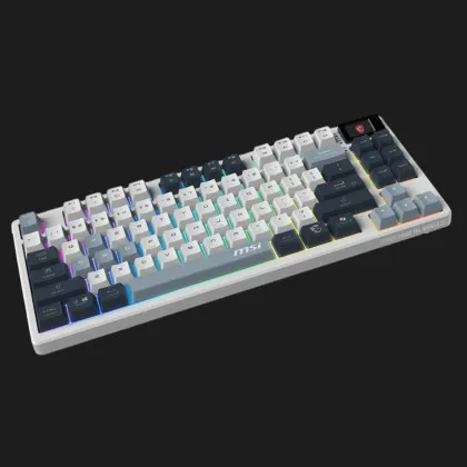 Клавіатура MSI FORGE GK600 TKL Wireless SKY (White) (UA)