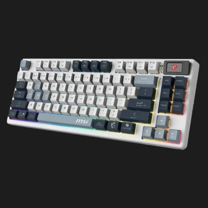 Клавіатура MSI FORGE GK600 TKL Wireless SKY (White) (UA)