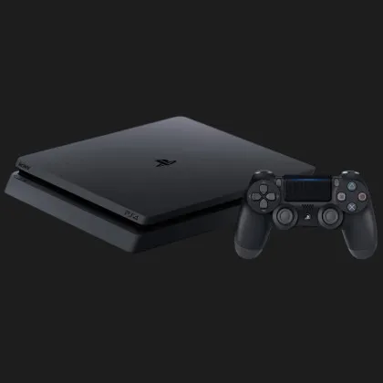 б/у Ігрова приставка Sony PlayStation 4 Slim (1TB) (Black)