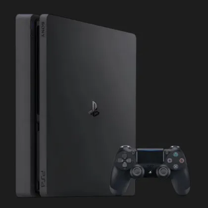 б/у Ігрова приставка Sony PlayStation 4 Slim (1TB) (Black)