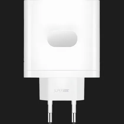 Блок питания OnePlus Supervooc Type-A Fast Charger 100 Вт + Кабель USB-C (White) во Львове